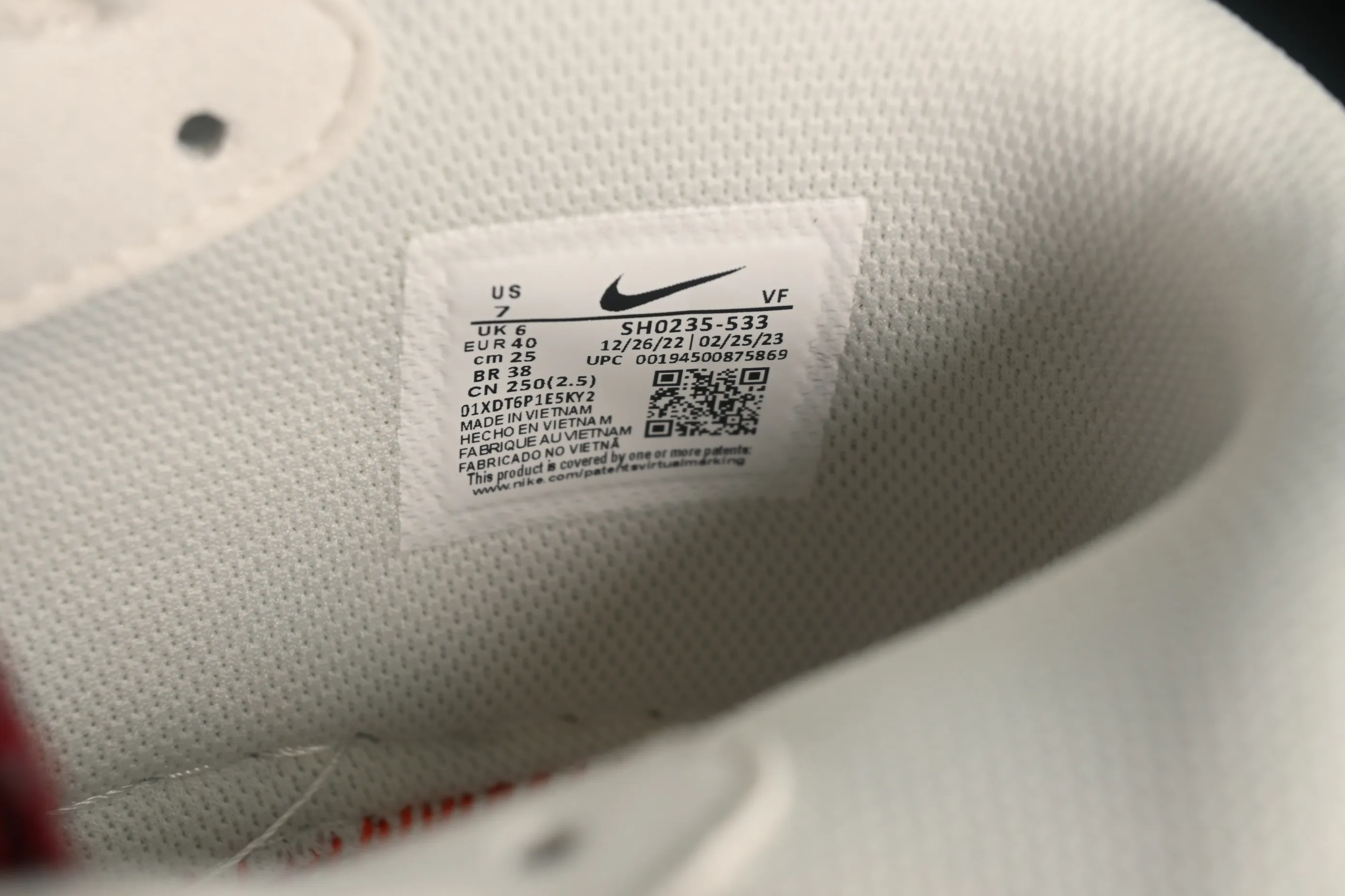 All categories Nk Air Force 1 Air Force series Nk Air Force 1 Mid Air Force mid-top Nk Air Force 1'07 Mid beige red hook Starry Air Force One mid-top casual sneakers SH0235-533